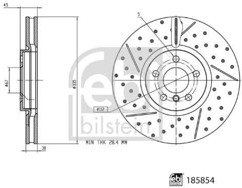 Brake Disc 185854