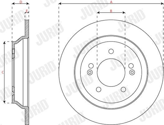 Brake Disc COAT+ 563833JC - image 2
