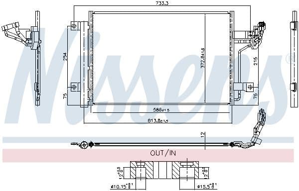 Condenser, air conditioning ** FIRST FIT ** 940984