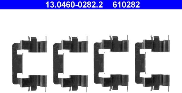 Accessory Kit, disc brake pad 13.0460-0282.2