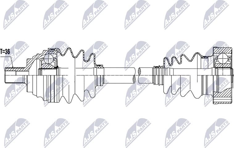 Drive Shaft NPW-AU-104