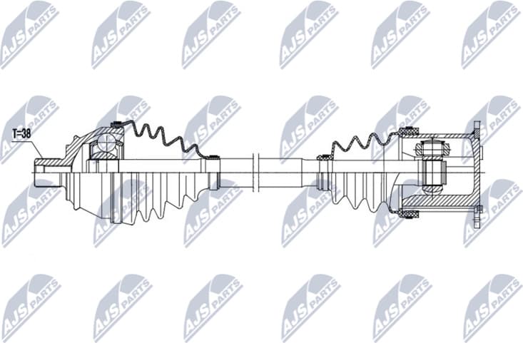 Drive Shaft NPW-AU-105