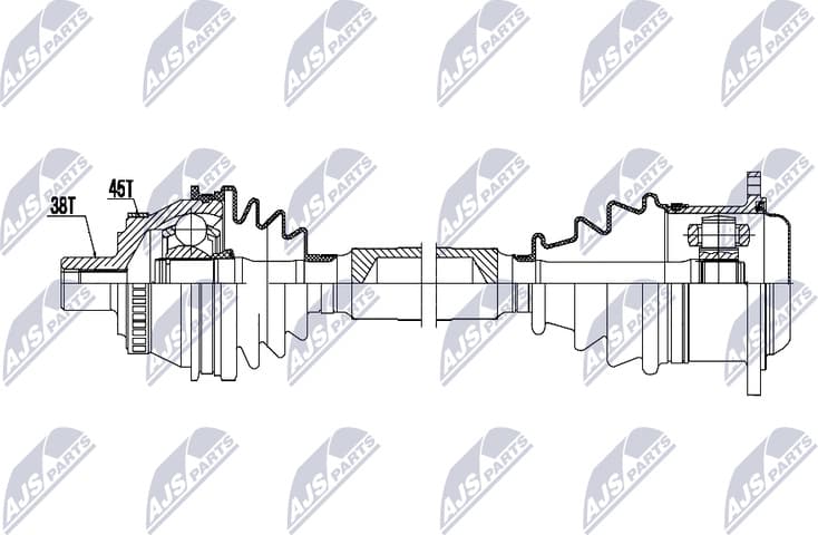 Drive Shaft NPW-AU-102