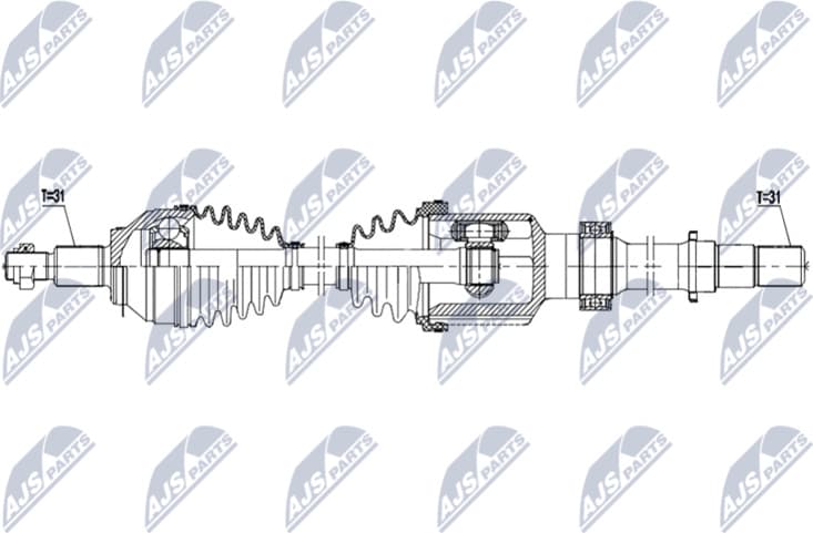 Drive Shaft NPW-MZ-104