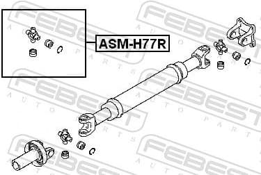 Joint, propshaft ASM-H77R - image 2
