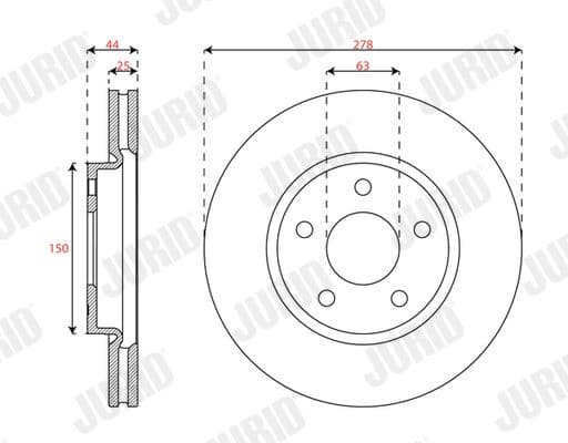 Brake Disc COAT+ 563694JC - image 2