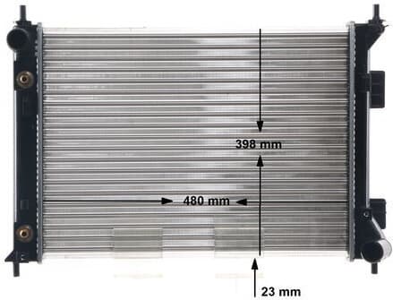 Radiator, engine cooling BEHR CR 2107 000S