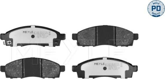 Brake Pad Set, disc brake MEYLE-PD: Advanced performance and design. 025 250 8717/PD