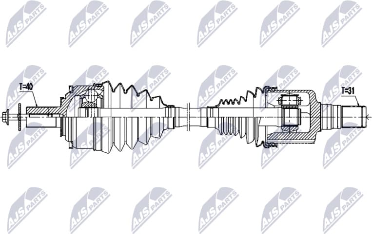 Drive Shaft NPW-VV-164