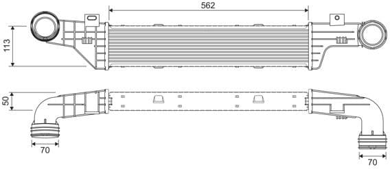 Charge Air Cooler 817907