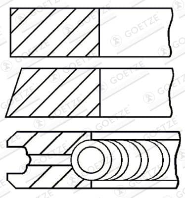 Piston Ring Set 08-524307-10