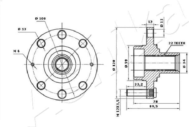 Wheel Hub 44-10018 - image 3