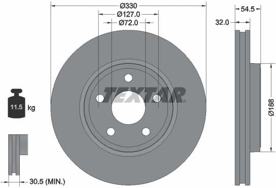 Brake Disc PRO 92274803