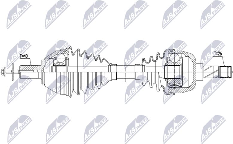 Drive Shaft NPW-VV-169