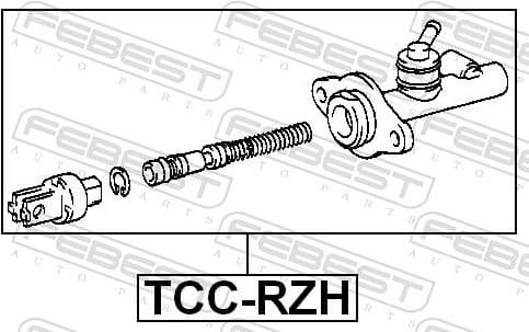 Master Cylinder, clutch TCC-RZH - image 2