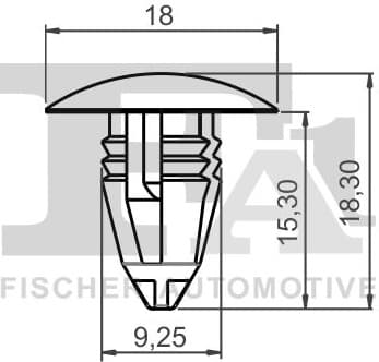 Clip, trim/protection strip 13-10010.25