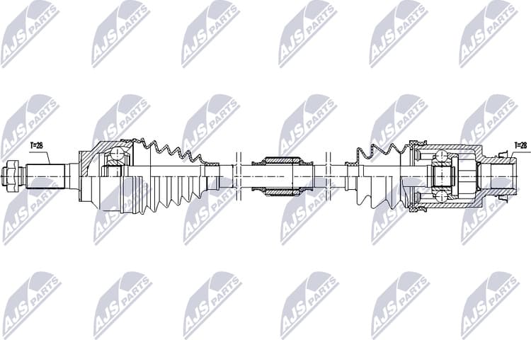 Drive Shaft NPW-MZ-098
