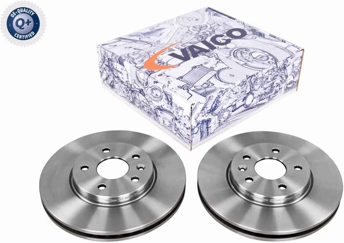 Brake Disc Q+, original equipment manufacturer quality V40-40037
