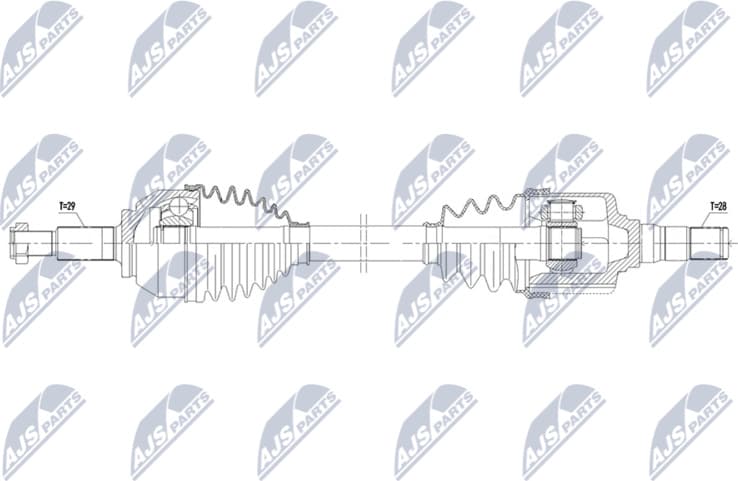 Drive Shaft NPW-RE-206