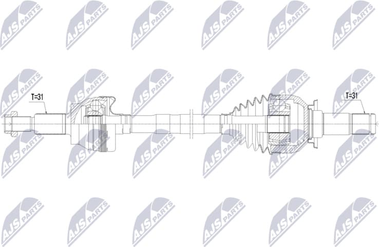 Drive Shaft NPW-LR-059