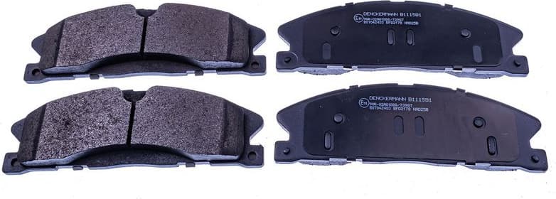 Brake Pad Set, disc brake B111581