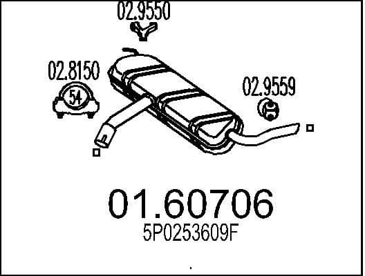 Rear Muffler 01.60706