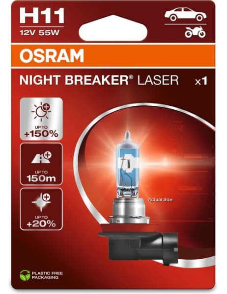 Bulb, cornering light NIGHT BREAKER® LASER 64211NL-1BL