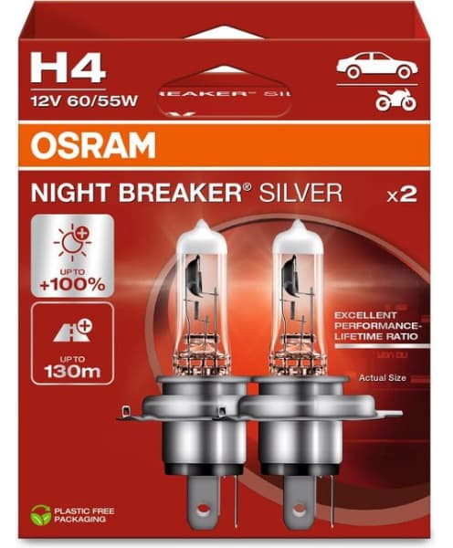 Bulb, front fog light NIGHT BREAKER® SILVER 64193NBS-2HB