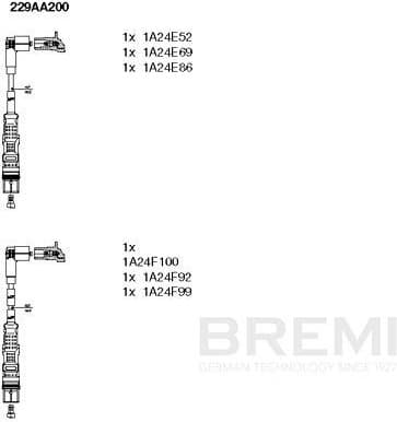 Ignition Cable Kit 229AA200