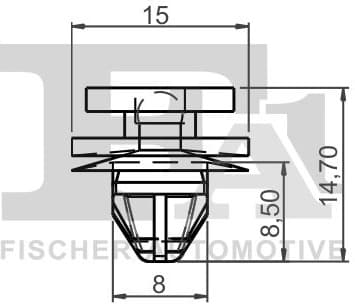 Clip, trim/protection strip 22-40009.10 - image 2