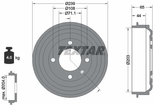 Brake Drum 94049500