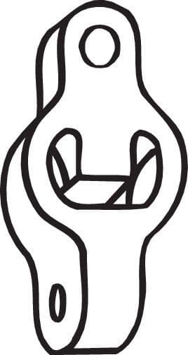 Mount, exhaust system 255-042