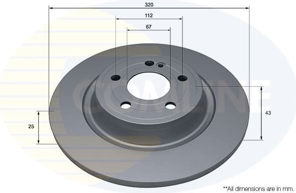 Brake Disc COATED ADC5279