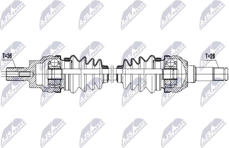 Drive Shaft NPW-VV-157