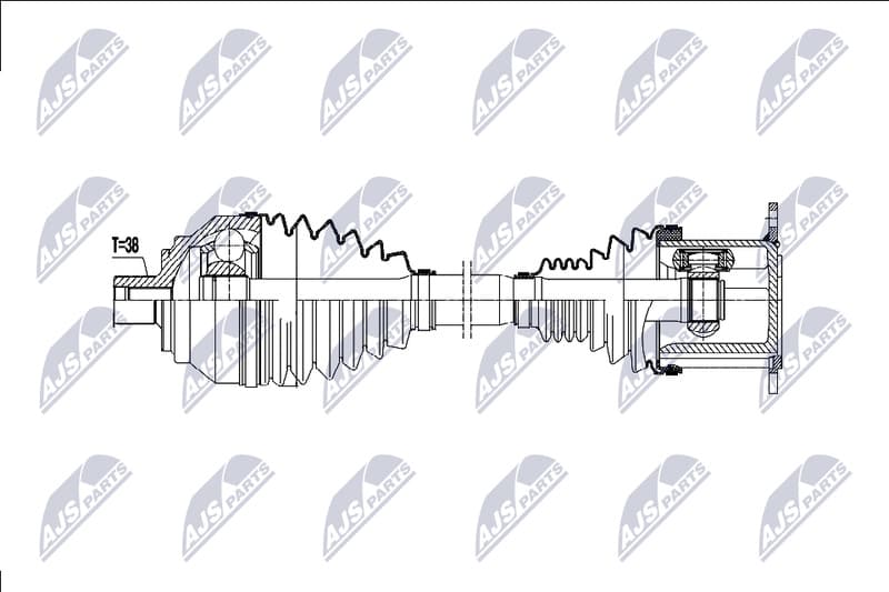 Drive Shaft NPW-AU-077