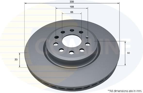 Brake Disc COATED ADC5223V