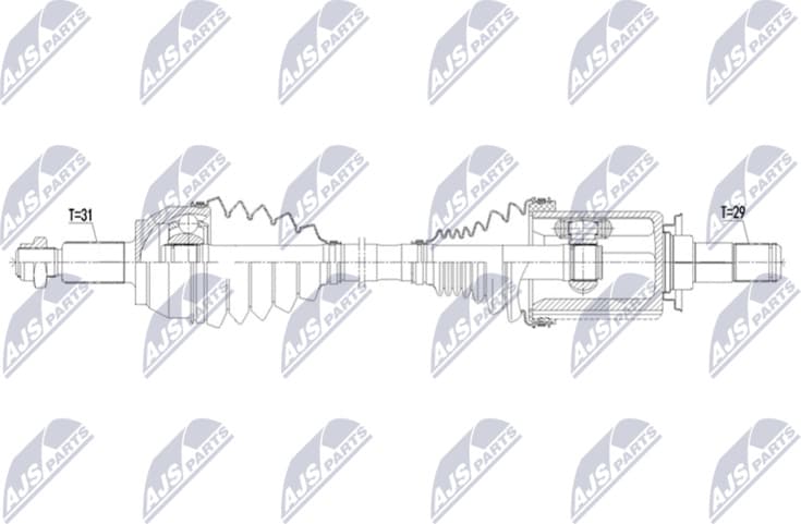 Drive Shaft NPW-LR-048