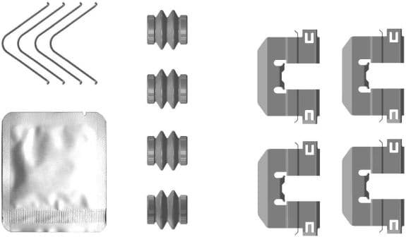 Accessory Kit, disc brake pad 82553600