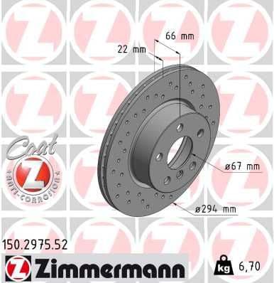 Brake Disc SPORT BRAKE DISC Z 150.2975.52