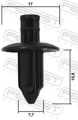 Clip, trim/protection strip 88570-085