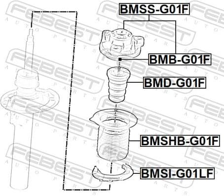 Protective Cap/Bellow, shock absorber BMSHB-G01F - image 2