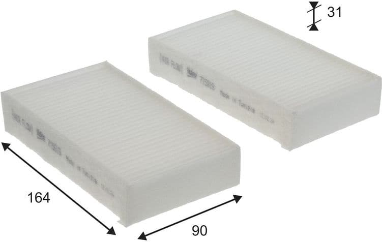 Filter, cabin air VALEO ESSENTIAL 715919