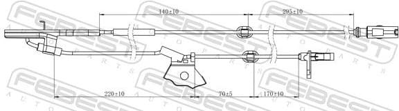 Sensor, wheel speed 01606-006 - image 2