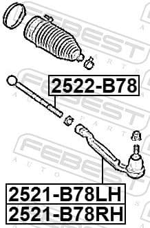 Tie Rod End 2521-B78RH - image 2
