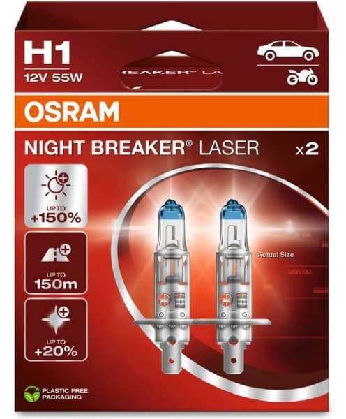 Bulb, cornering light NIGHT BREAKER® LASER 64150NL-2HB
