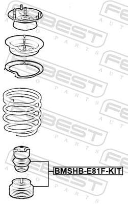Dust Cover Kit, shock absorber BMSHB-E81F-KIT - image 2