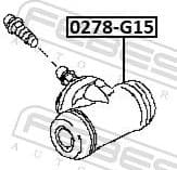 Wheel Brake Cylinder 0278-G15 - image 2