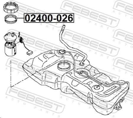 Seal, fuel tank 02400-026 - image 2