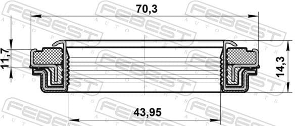 Shaft Seal, transfer case 95RCW-44701214X - image 2