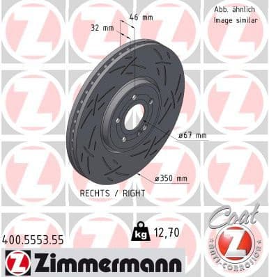 Brake Disc BLACK Z 400.5553.55